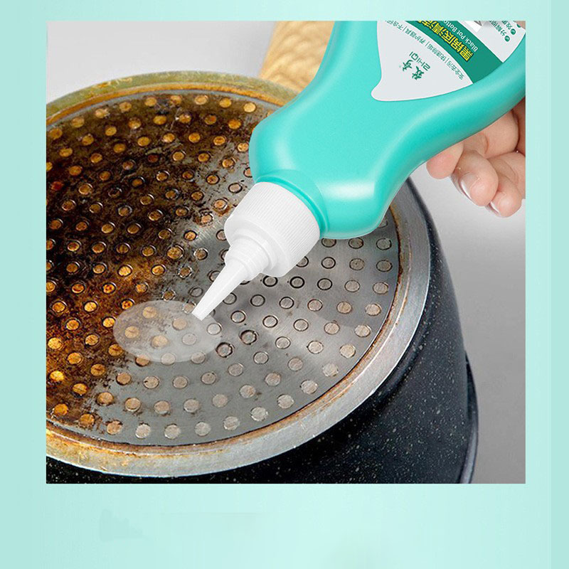 To the strange black pot bottom cleaning gel rust removal scale non-irritating odor household stainless steel kitchen utensils special cleaner