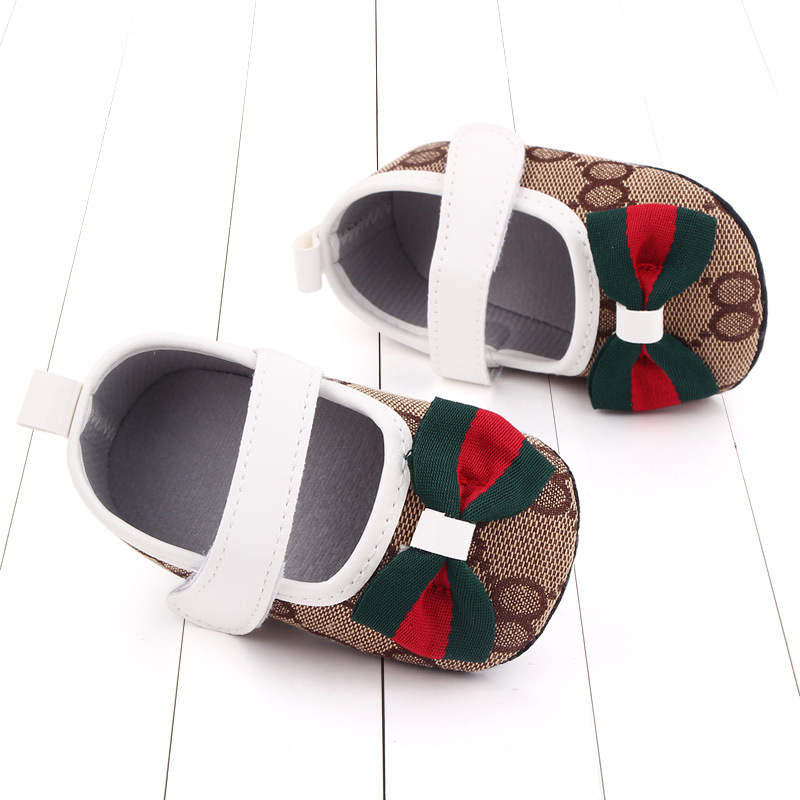 Bow Baby Shoes Soft Sole Toddler Shoes Non-slip Baby Shoes Cute Princess Shoes 2538