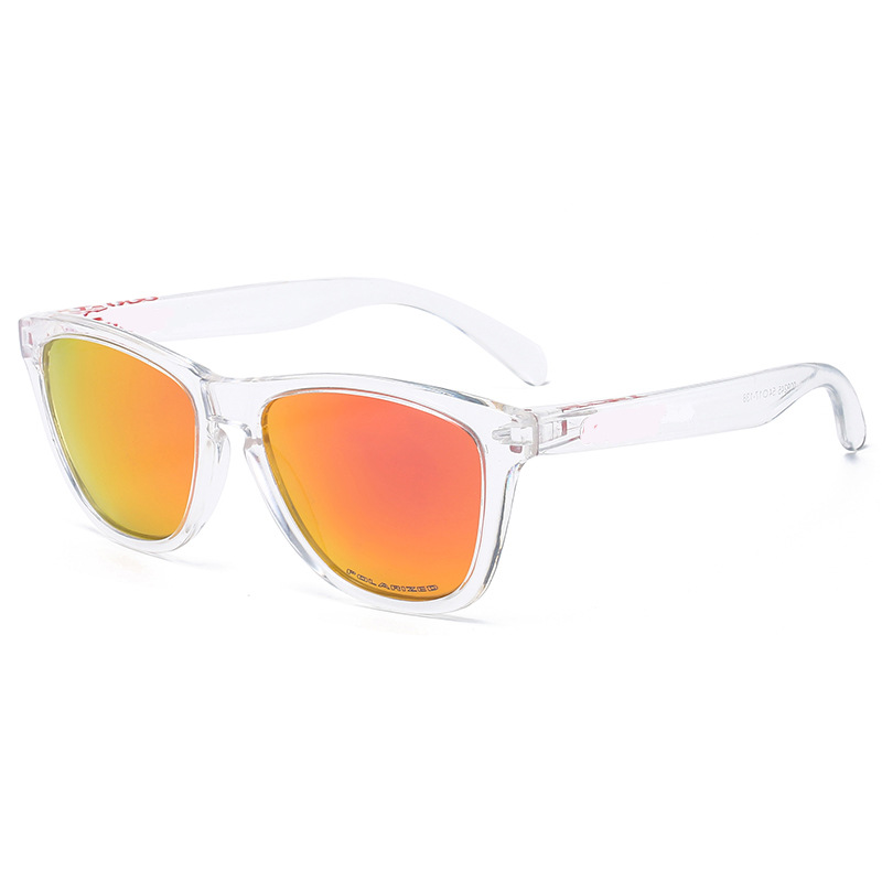 Europe and the United States polarized sunglasses outdoor sports riding glasses beach fishing driving sunglasses light plate printed LOGO