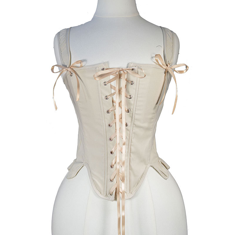 21175 stretch twill cotton foreign trade women's summer new fashion front strap fishbone waist slim-fit sleeveless