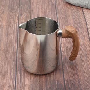 Cross-border wax melting wax Cup creative 304 stainless steel pull Cup with scale thickened 950ml induction cooker can be heated