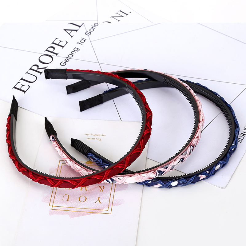 Hair breaking artifact headband with teeth non-slip female Korean style versatile out hair pressing headband mask face washing hairpin hairpin