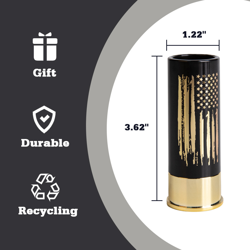 Cross-border New 12GA shot glasses Bullet Cup American Spirits Tequila Cup for Amazon