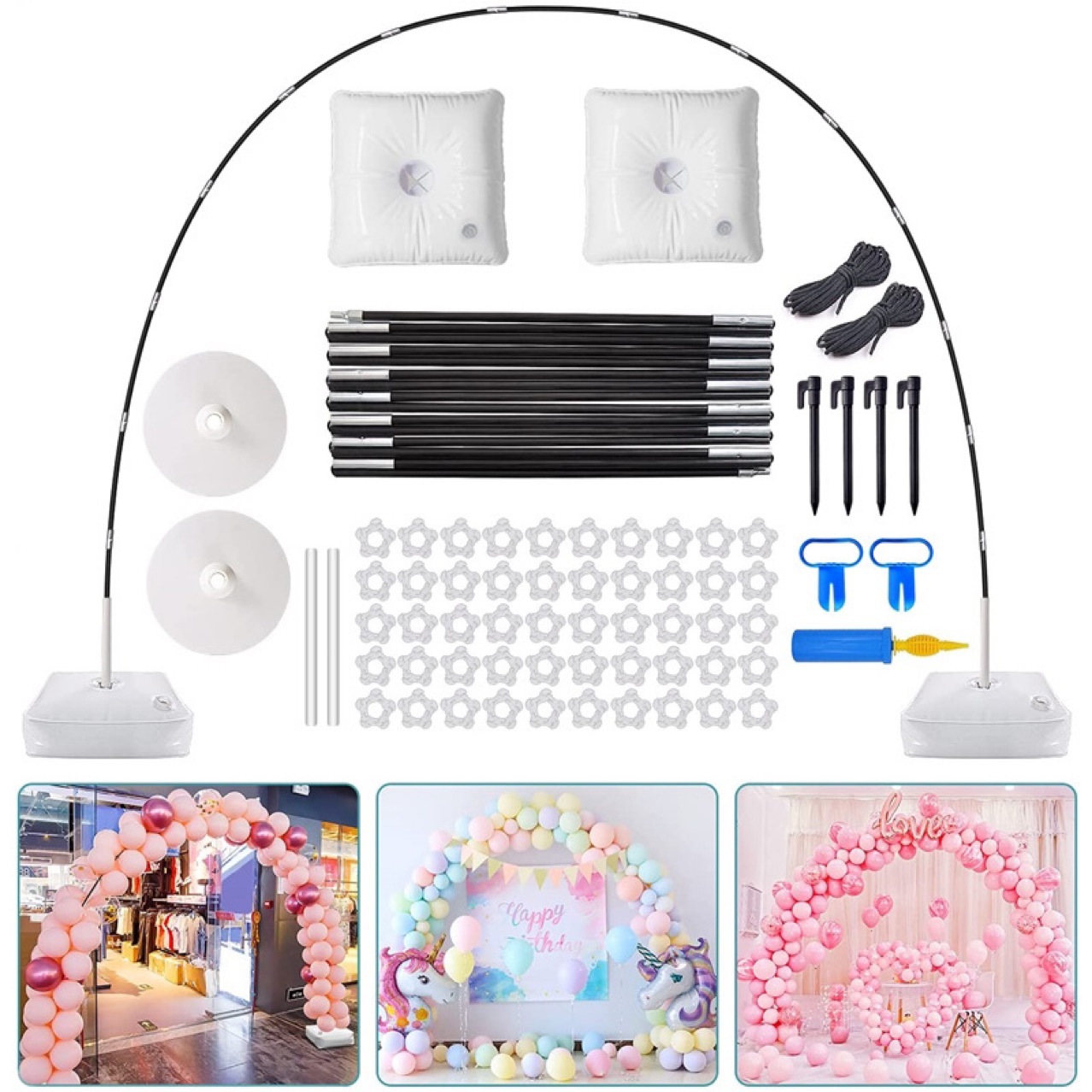 Water Bag Arch Package Wedding Arrangement Opening Anniversary Celebration Decoration Hotel Wedding Arch Bracket