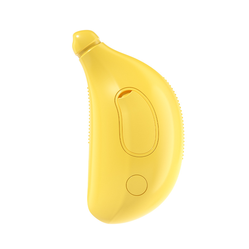 Cross-border banana comb pet comb cat and dog pet electric spray massage comb one-click spray anti-flying hair massage wash