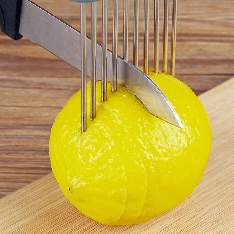 Stainless Steel Onion Cut Onion Needle Kitchen Gadget Onion Fork Fruit Insert