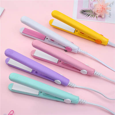 Mini Straight Hair Clip Women's Small Splint Ceramic Roll Straight Dual-purpose Mini Straight Hair Straight Rod Dormitory Portable Gift Curler