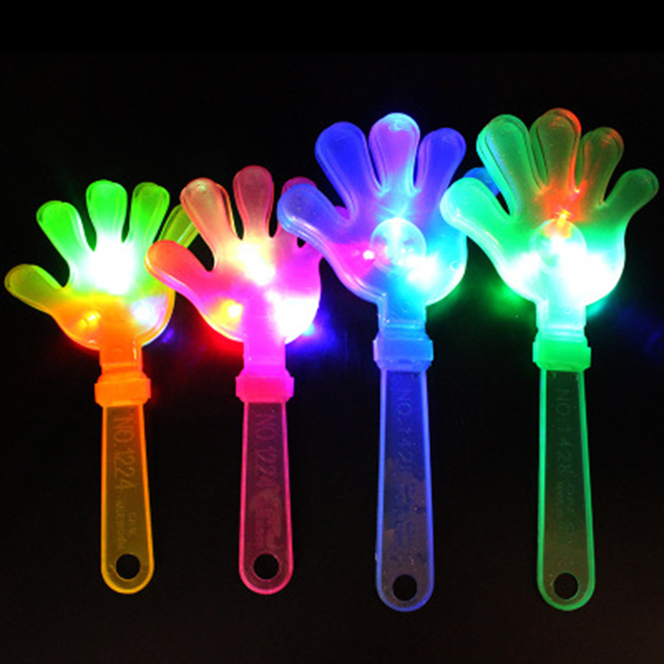 28 см большая светящаяся ручная игрушка концертная вспышка Palm Clapper пластиковые реквизиты для развеселения