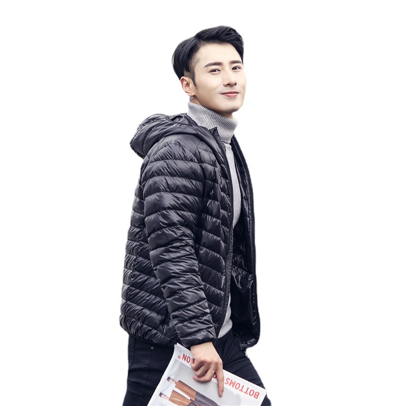 Winter Siyu 2022 Men's New Lightweight Down Jacket Men's Hooded Winter Coat Plus Size Men's Men's Wear