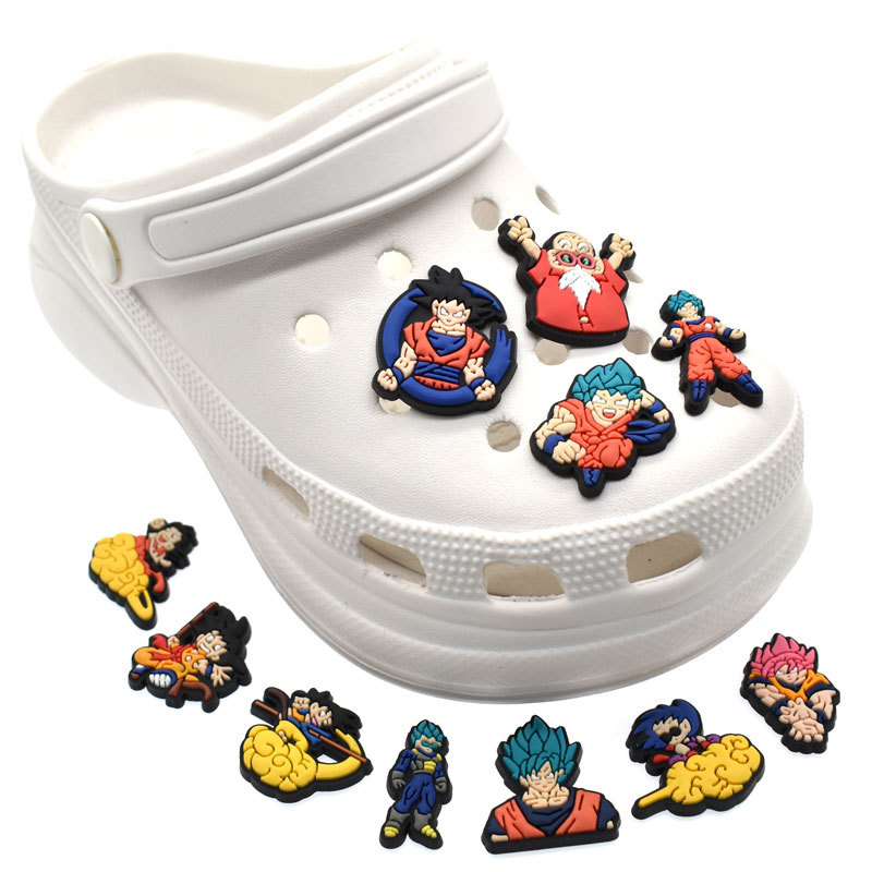 Cross-border random mixed hole shoes accessories cartoon shoes accessories diy shoe buckle decoration does not repeat mixed batch shoes flower