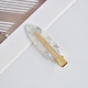 106# jelly white sequins 7cm seamless hairpin