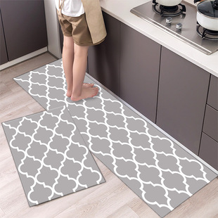 Kitchen Floor Mat Carpet Machine Washable Floor Mat Dirt-resistant and Durable Simple Wipe-free Dirt-resistant Mat Large Area Full Shop