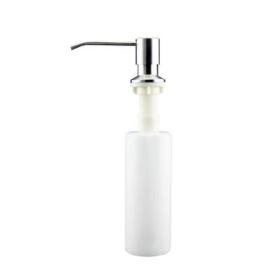 Soap Dispenser Steel Head 304 Stainless Steel Press Type Sink Soap Dispenser Copper Head Plastic Bottle 350ml Sink Washing