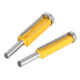 8-handle lengthened trimming knife with bearing straight knife trimming knife woodworking milling woodworking milling cutter imitation slotting knife