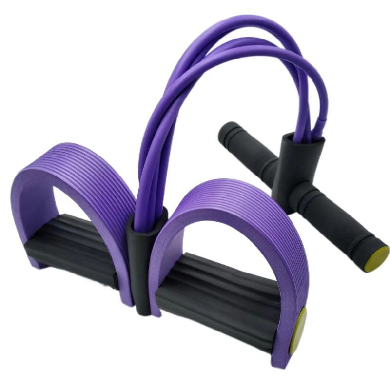 Factory direct pedal tension device home fitness tension rope thin waist thin belly sit-up auxiliary elastic rope