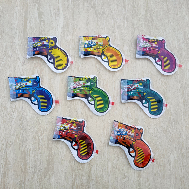 Internet Celebrity TikTok with Handheld Balloon Automatic Inflatable Fireworks Gun for Birthday Party Party Blow Fireworks Toy Gun