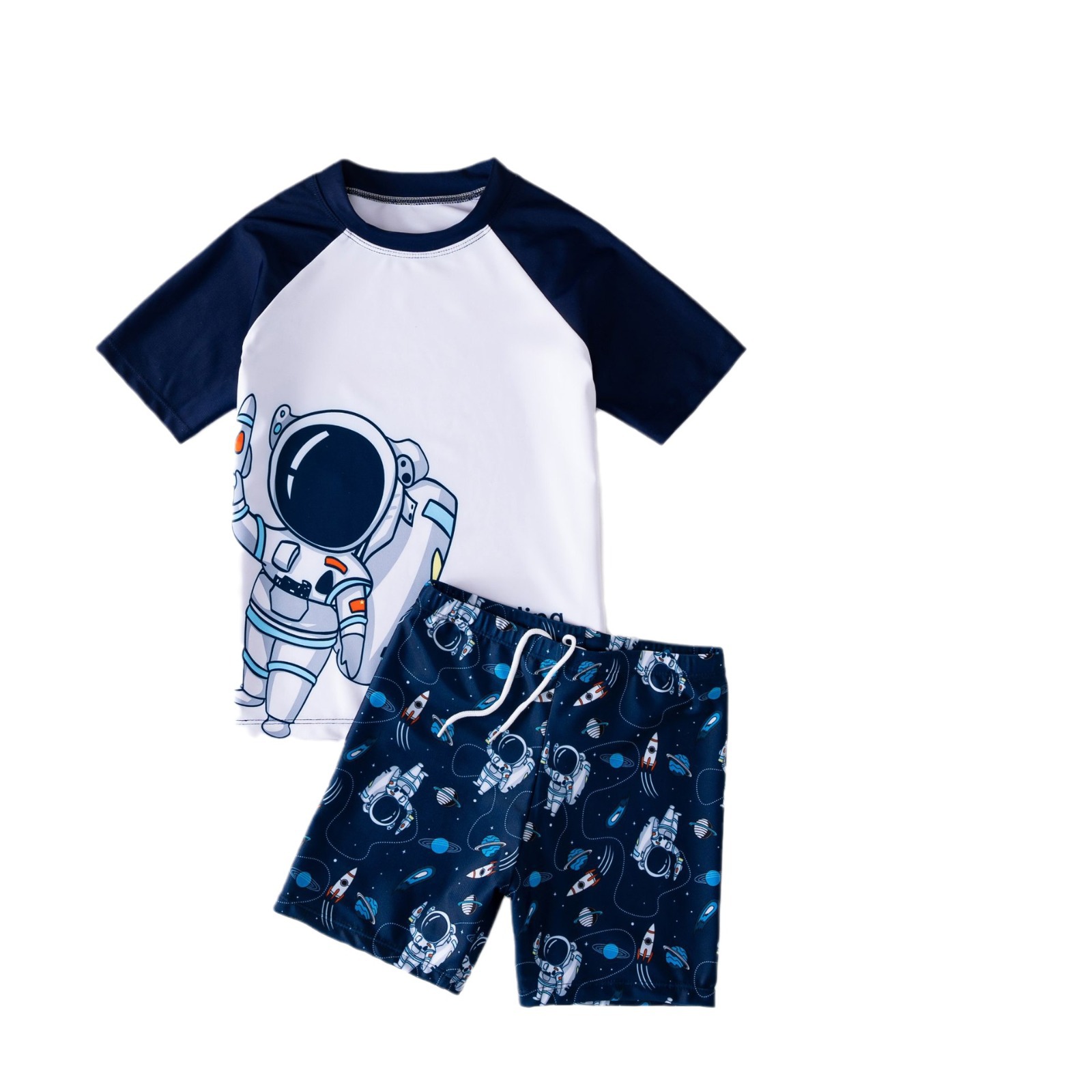 New children's swimwear boys and girls summer sunscreen big children's swimwear boys and babies children split swimwear wholesale