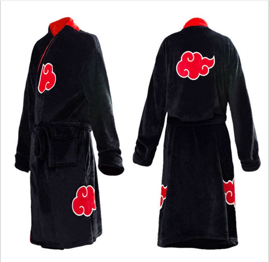 Xiao organization nightgown Red Cloud bathrobe flannel four generations seven generations of men's and women's pajamas Huo shadow nightgown a generation of hair