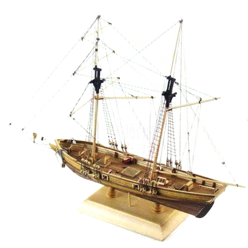 Wood assembled Harco Newport Naxx Harvey Filet classical Western ship set material.