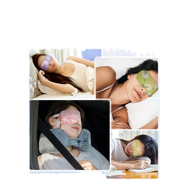 Japanese steam eye mask hot compress heating heating eye mask steam sleep eye protection relieve fatigue dark circles shading eye