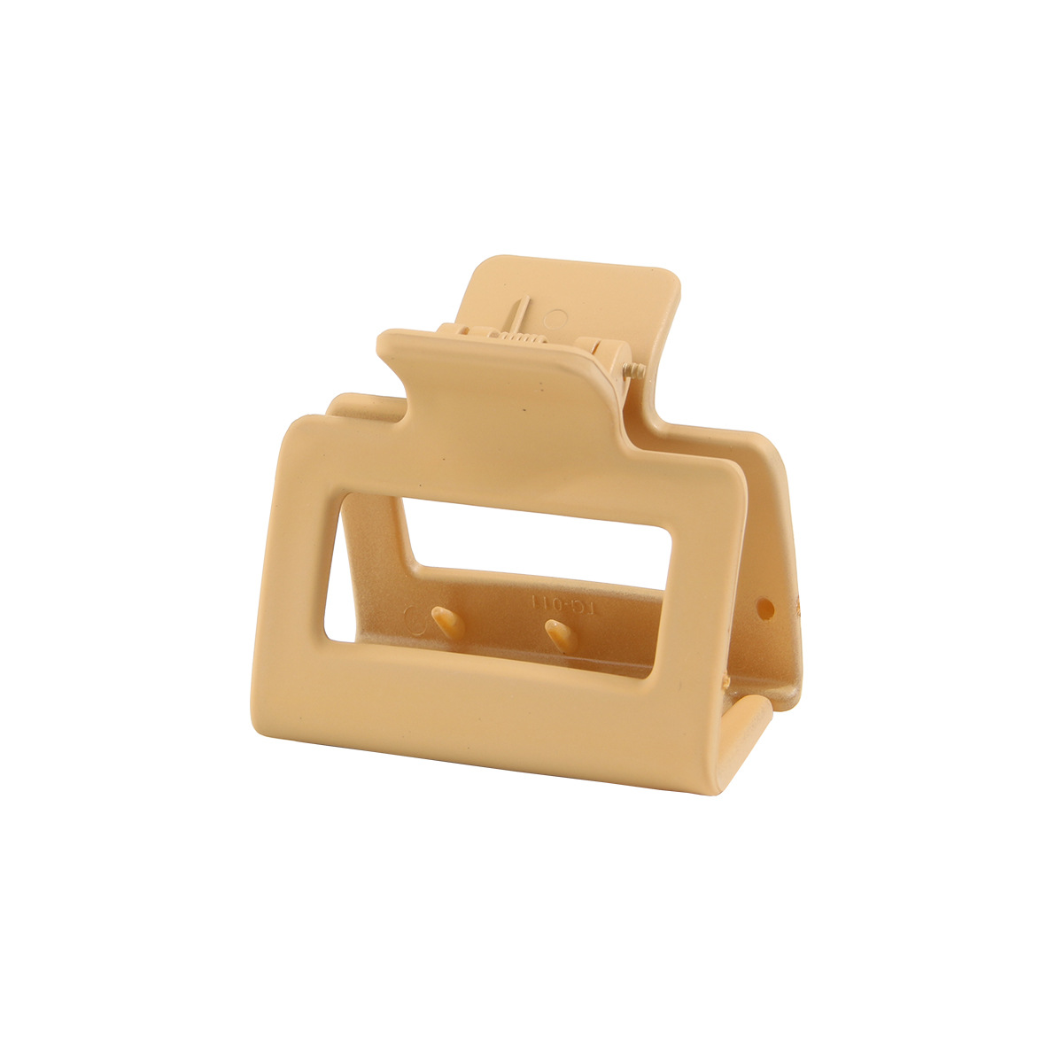 Guanyang PS material 5cm square matte grip clip cross-border  explosion hair claw clip with combination set_voghion.com