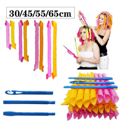 30-65cm magic hair curler hair curler lazy magic hair curling tool spiral shape bangs roll factory