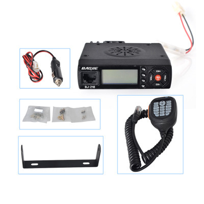 Baojie BJ-218UV double-segment mini car table 25W self-driving tour team Baojie 218 car radio intercom
