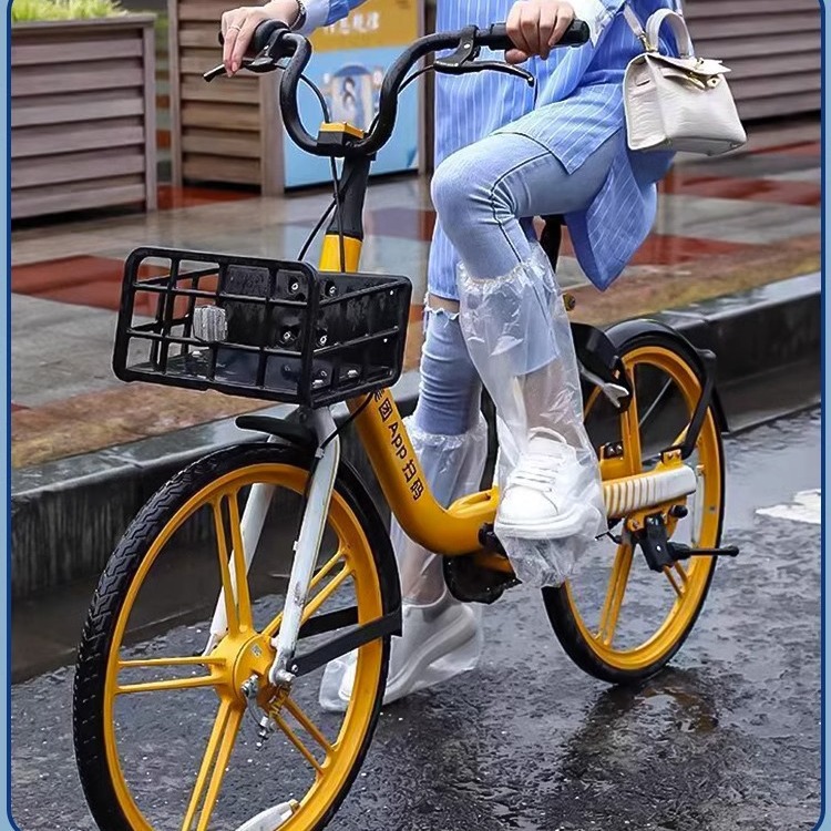 Special Thick Adult Children Rainy Day Waterproof Beam Disposable High Shoes Plastic Rain-proof Sand-proof Outdoor Shoe Cover