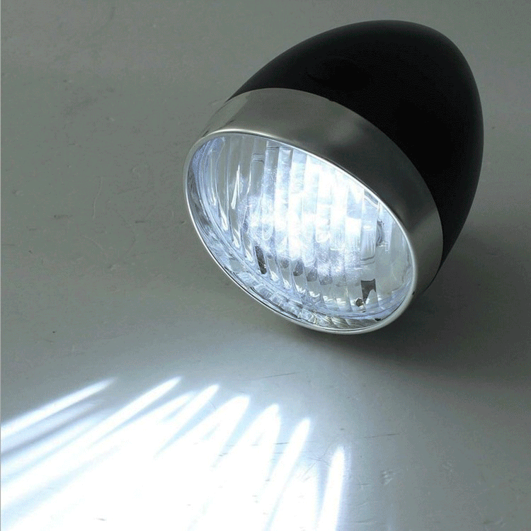 Factory Bicycle Headlight Mountain Bike Retro Headlight 3LED Cycling Light Car Front Light Night Riding Equipment