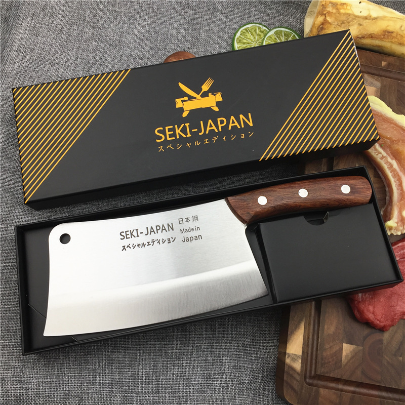 Вьетнам Король кухня инструмент сгущаться Резка нож Seki-Japa Chop кость япония печать кухонные ножи Инструмент