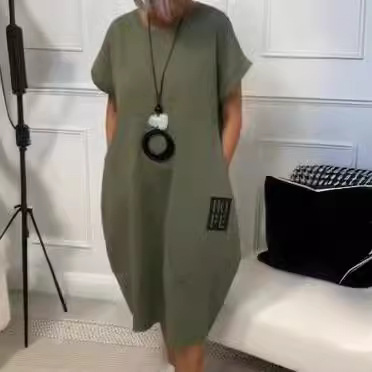 2024 Amazon cross-border explosion printing dress
