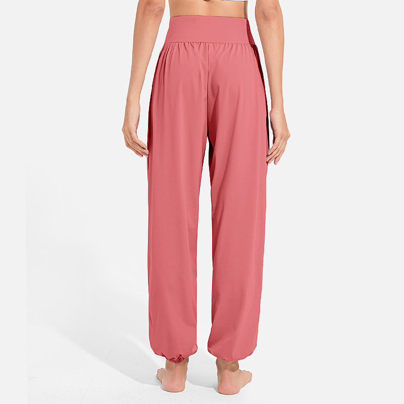 Sports pants women's loose casual slimming quick-drying breathable running dance yoga pants thin fitness clothes ankle-tied sweatpants