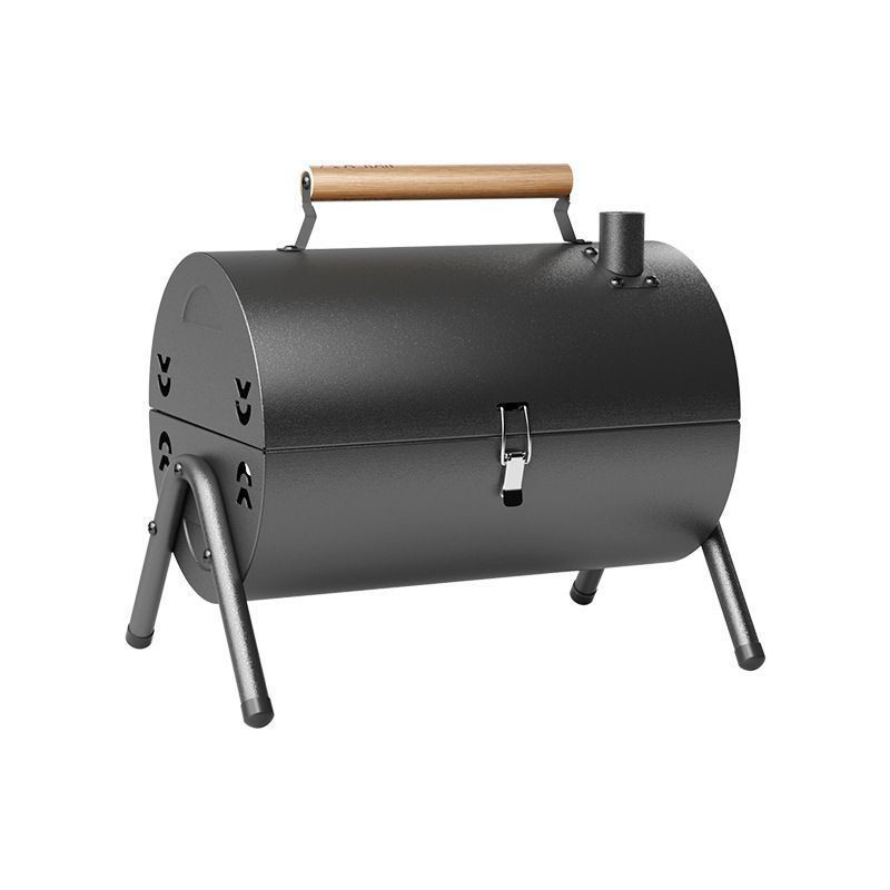 Outdoor portable double-sided double-purpose barbecue stove household camping carbon barbecue smoke-free small barbecue rack