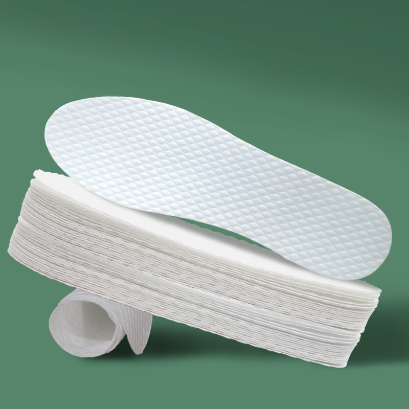Disposable insole wash-free thin summer sanitary insole men's and women's sweat-absorbent deodorant military training insole can be cut insole