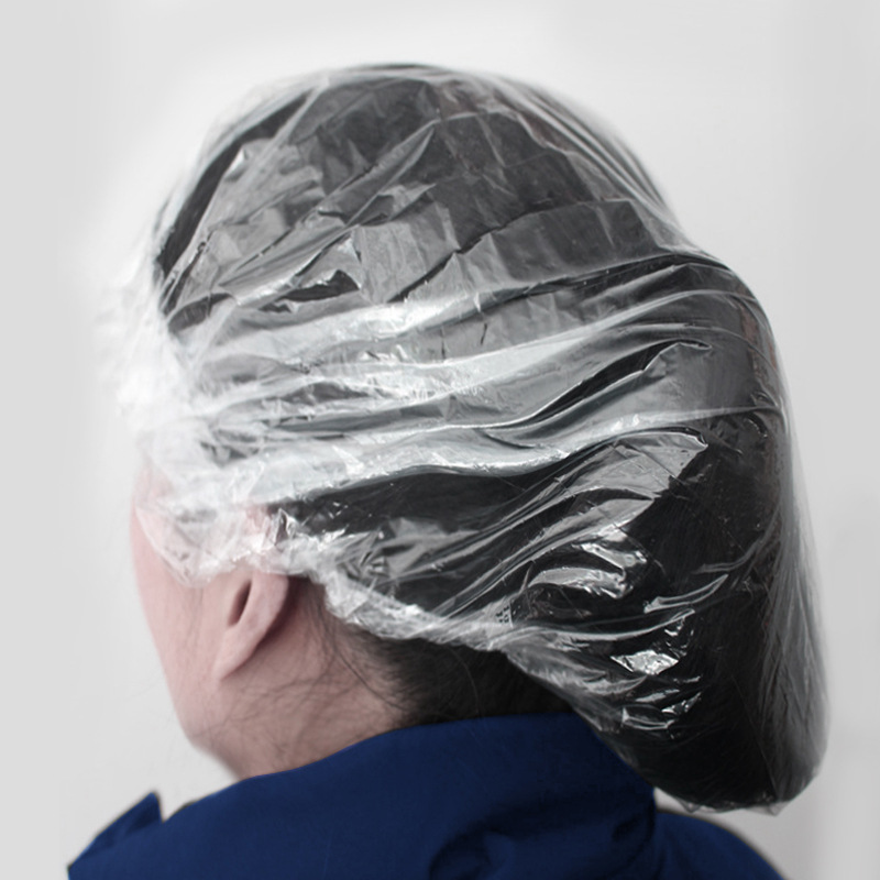 Beauty Salon Disposable Bath Cap Women's Special Kitchen Oil Baking Hat Bath Waterproof Hair Dyeing Film Heating Thickened Headgear