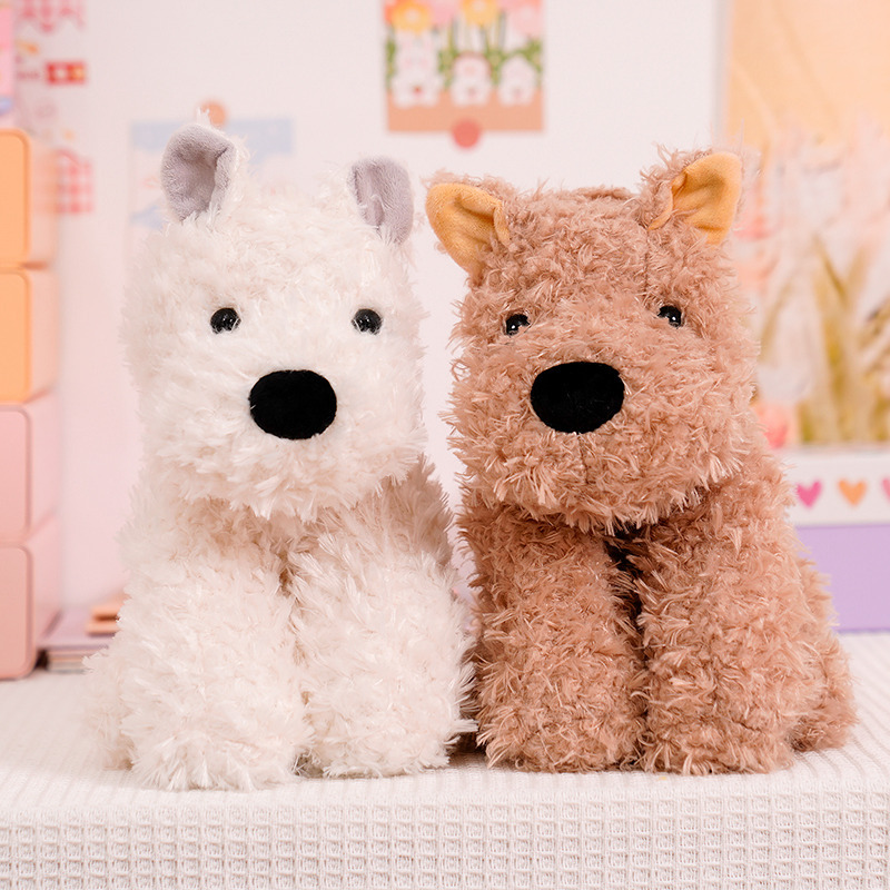 Simulation dog West Highland puppy plush toy grab machine small doll batch Doll Doll birthday gift
