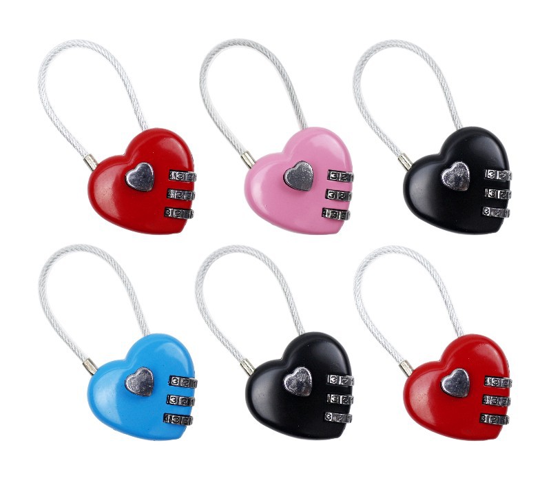Password ball wire password lock gym padlock luggage lock backpack bicycle lock factory spot