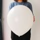 18-inch macarons White (50 PCs)