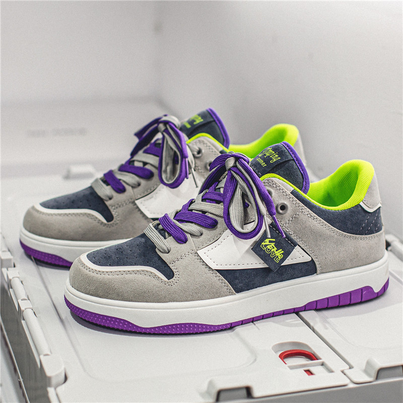 2023 Spring New Niche Design Trendy Sneakers Men's Decorative Training Shoes Casual All-match Trendy Men's Shoes 2317