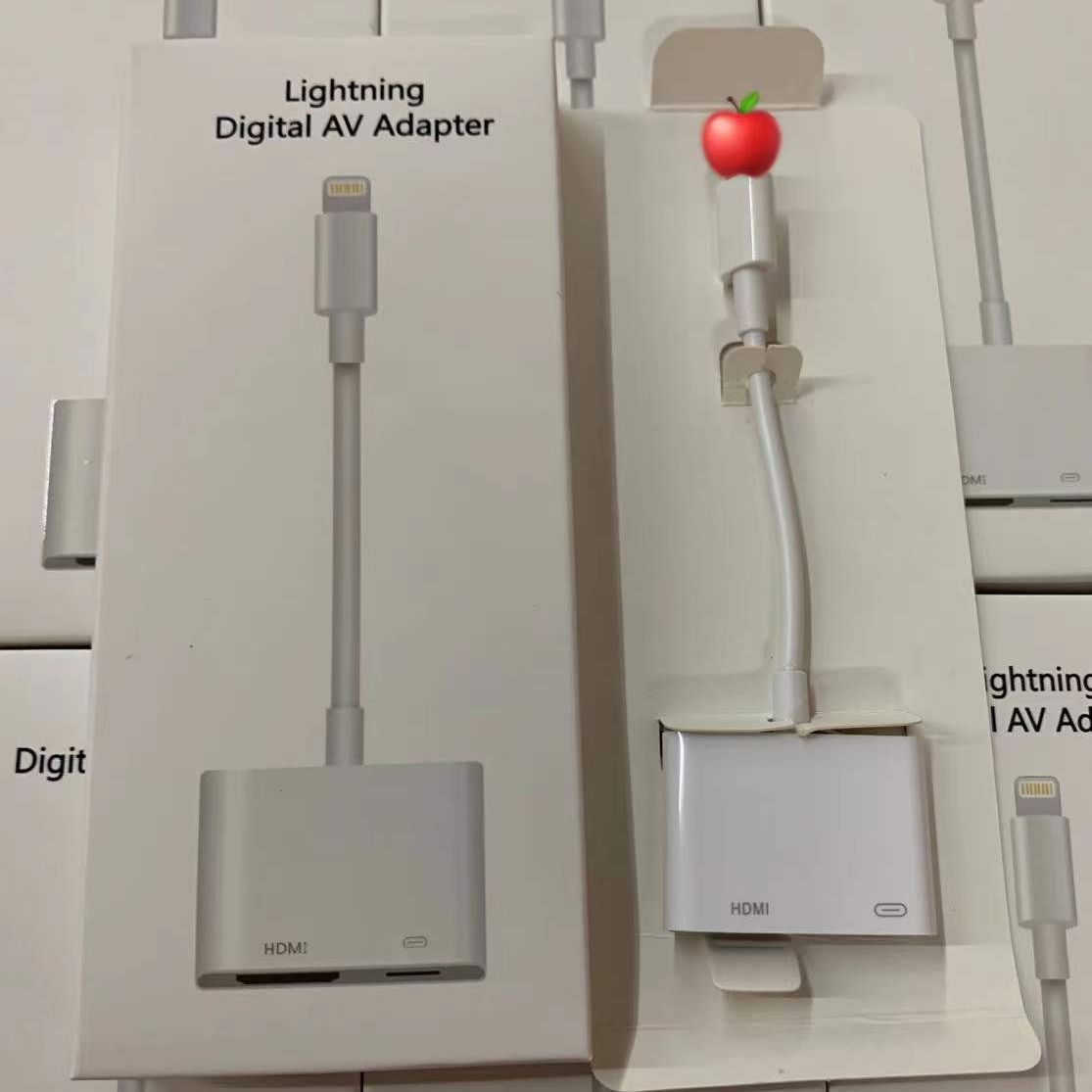 Suitable for Apple Lightning to HDMI screen cable Apple mobile phone to TV HD Video Converter