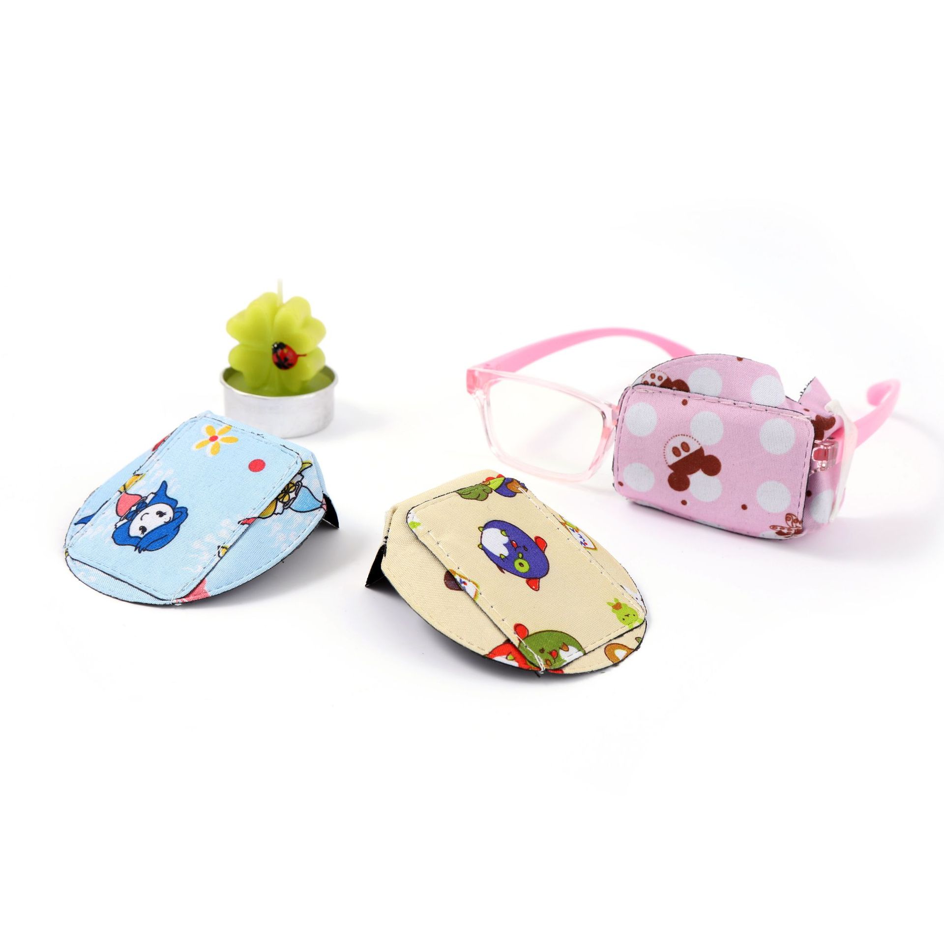 Children's amblyopia eye mask monocular vision training eye patch shading strabismus glasses mask three-dimensional full cover summer light
