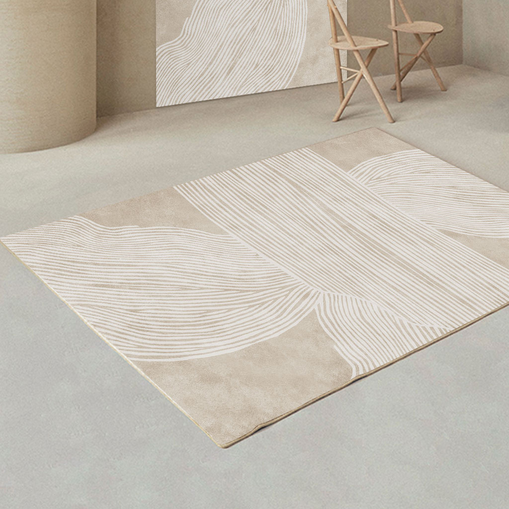 High-end Imitation Cashmere Carpet Bedroom Bedside Blanket Living Room Light Luxury Coffee Table Blanket Modern Simple Refreshing Large Carpet