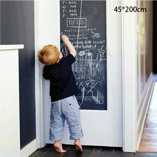 Wholesale teaching removable writing stickers PP material student blackboard wall stickers 45*200cm