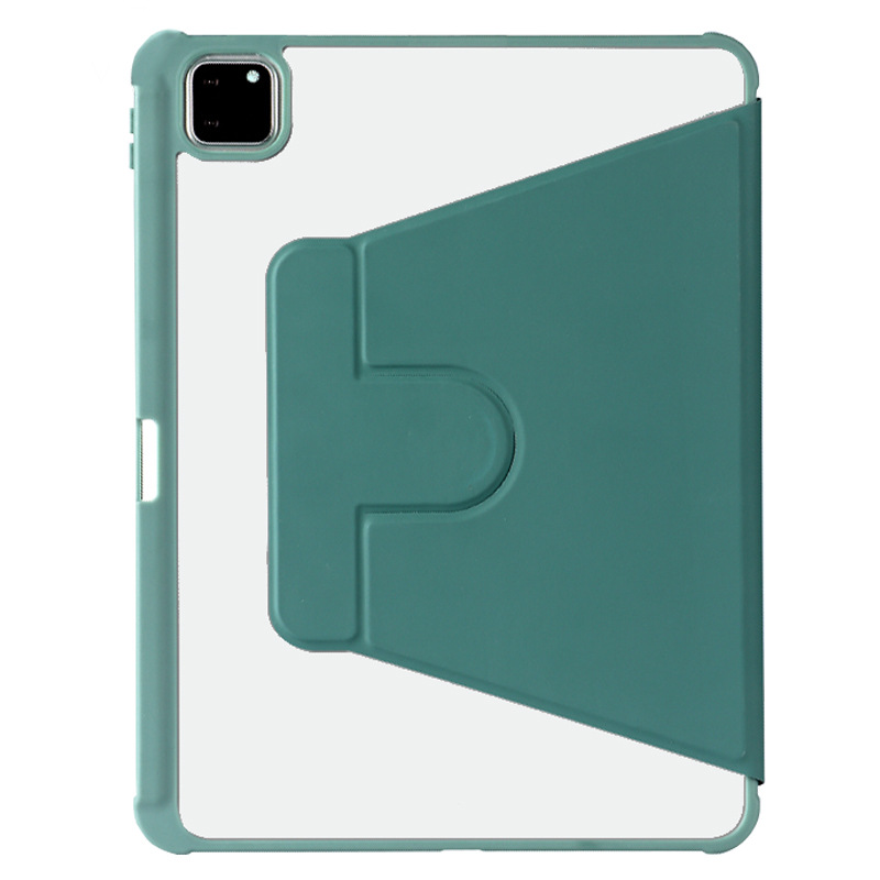 Rotating acrylic protective cover iPad10 pencil slot 360 ° rotating leather cover air4 /5 Pro12.9 inch