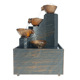 Upgraded bronze four bowls of water without battery box