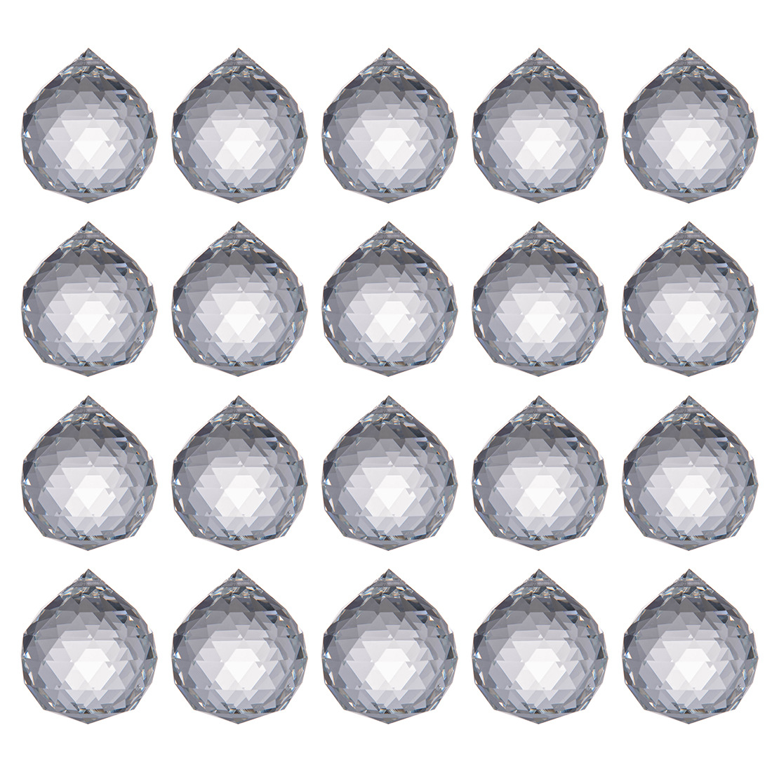Transparent Crystal Lighting Ball 20.30.40.50.60 Lighting Furniture Home Bead Curtain Bead Pendant Accessories Supply