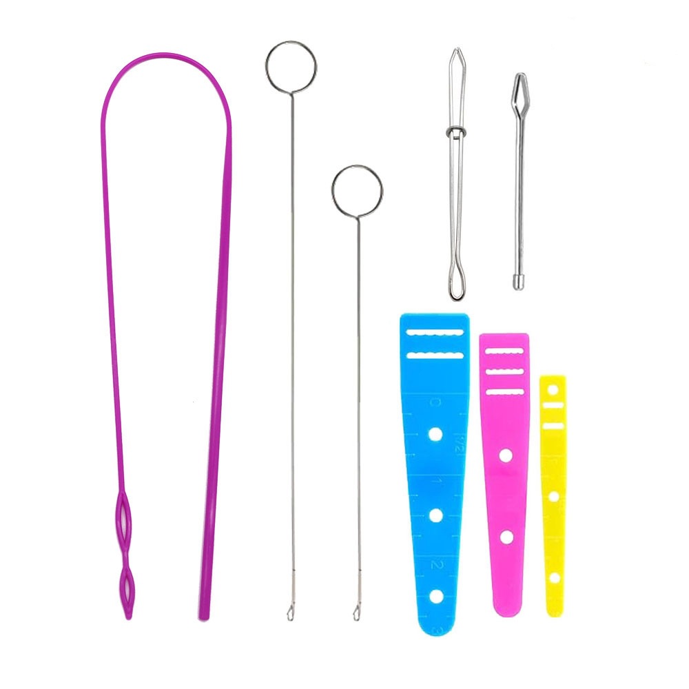 PACK plastic color belt wearer elastic belt tool plastic long belt wearer stainless steel belt wearer wholesale