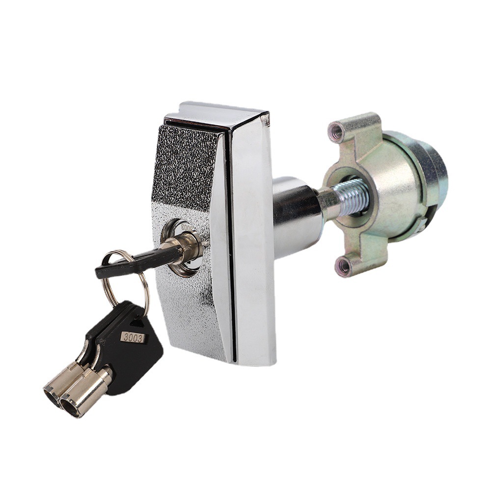 Wholesale foreign trade JK592 screw lock T-type vending machine lock cylinder round key Machine box lock game machine door lock high security