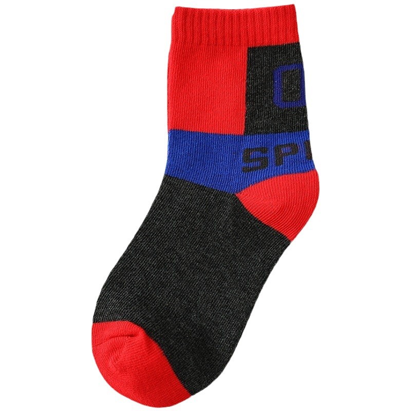 New children's socks autumn and winter cotton socks mid-calf length socks children's middle and big children's socks boys autumn cartoon children's socks wholesale