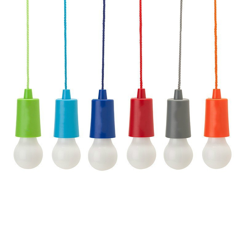 LED portable colorful drawstring lamp retro lighting tent camping camping cable bulb cable night light